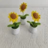Handmade Yarn Hooks Sunflowers