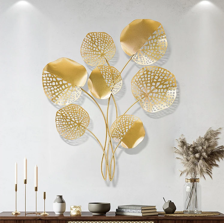 Wall Decor Nordic Gold Leaf - Image 3
