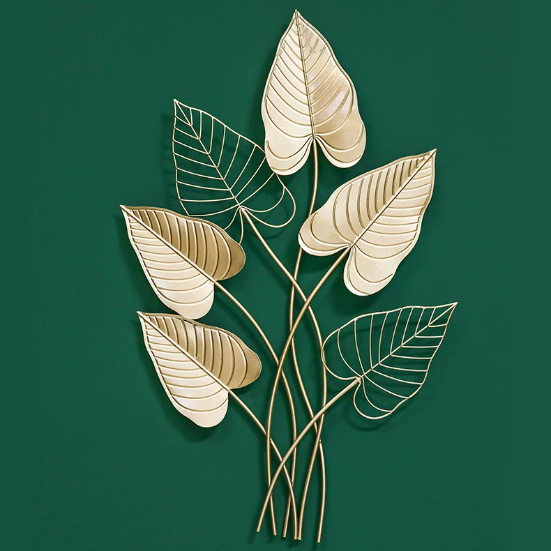 Wall Decor Nordic Gold Leaf - Image 4
