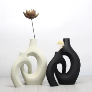 A Set of Bohemian Style Art Vases, Home Decoration Vases, Perfect Choice for Home and Office Decoration, Suitable for Living Room, Bedroom and Wedding Center Furnishings