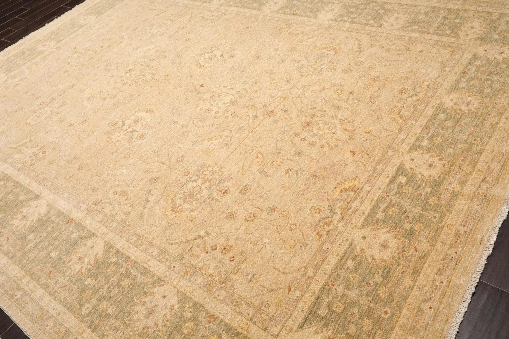 9' x 11'9'' Hand Knotted 100% Wool Rug - Image 3