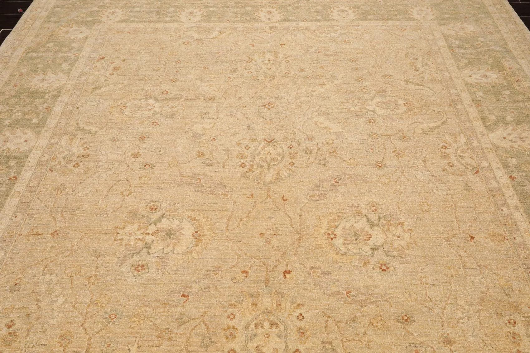 9' x 11'9'' Hand Knotted 100% Wool Rug - Image 4