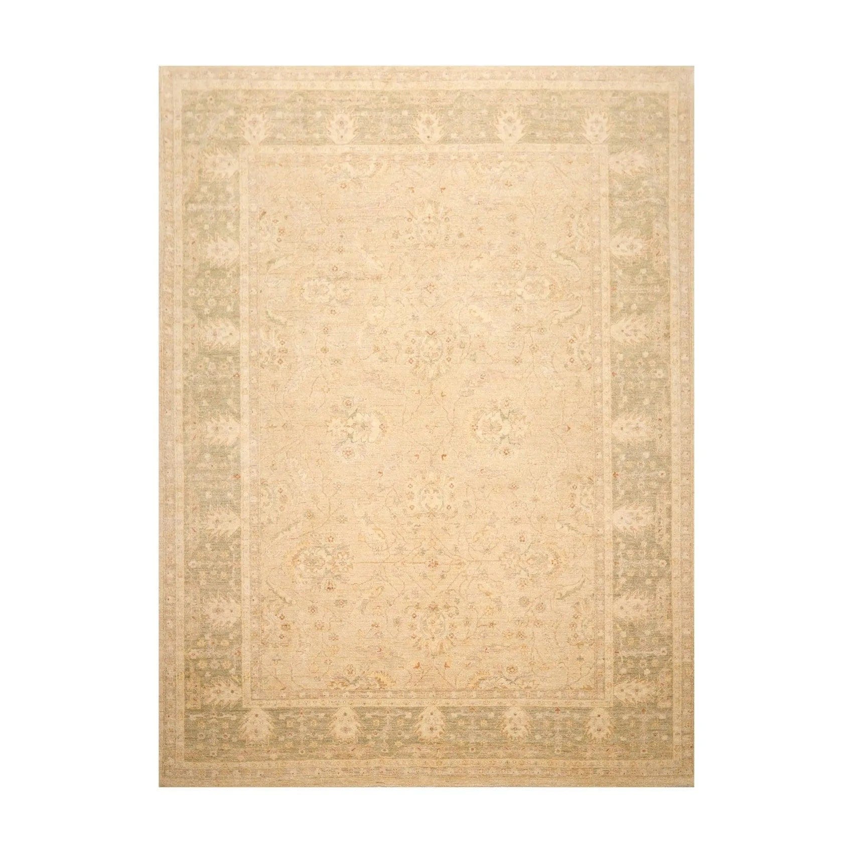 9' x 11'9'' Hand Knotted 100% Wool Rug - Image 6