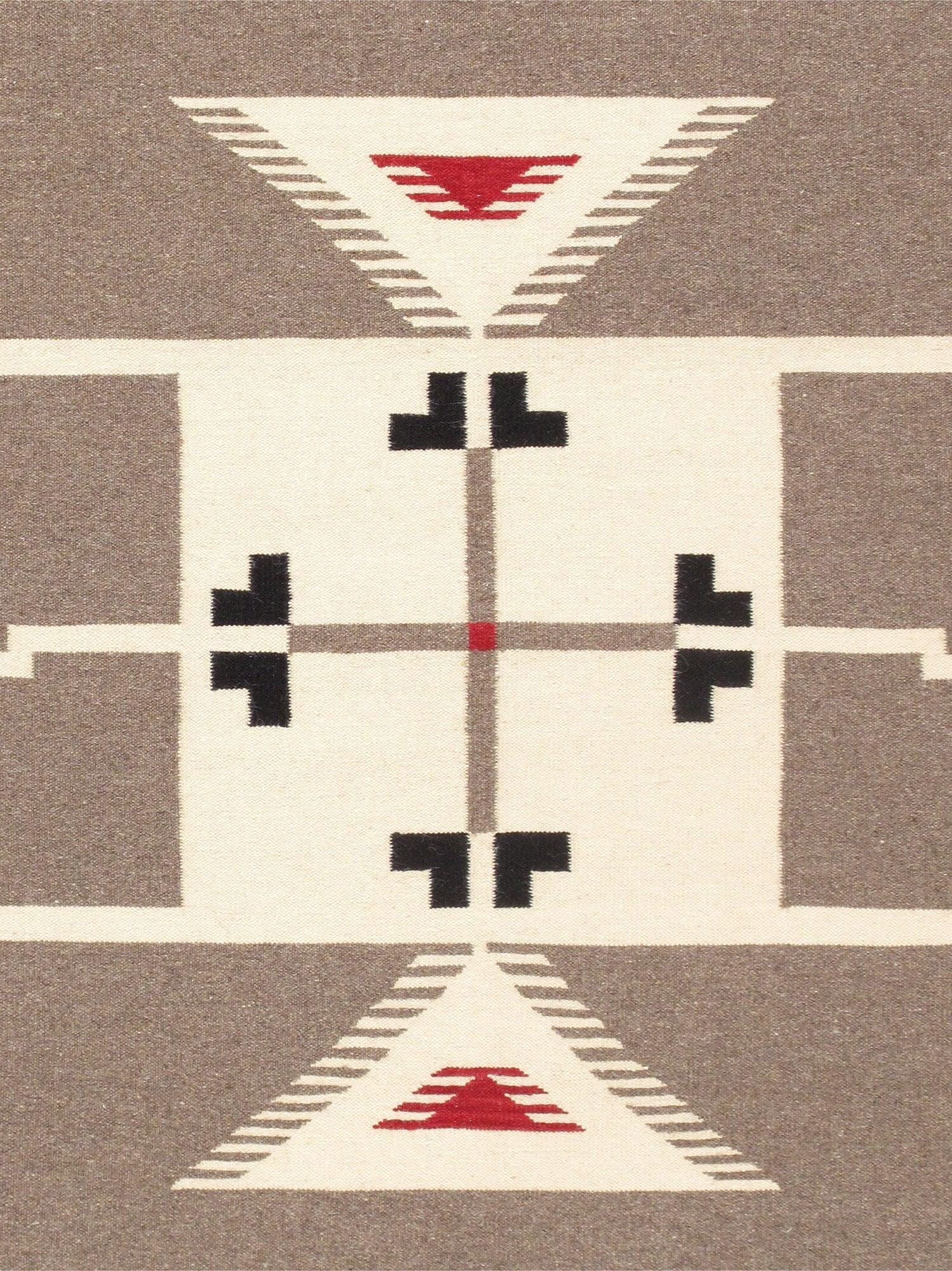 Canvello Navajo Style Hand-Woven Wool Rug- 8'2" X 9'10" - Image 2