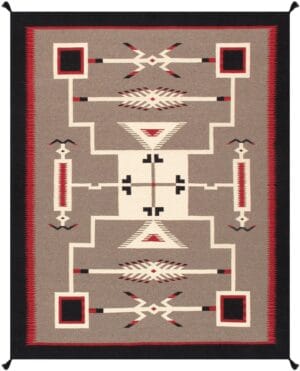 canvello-navajo-style-hand-woven-wool-mocha-area-rug-82-x-910-916170.jpg Canvello Navajo Style Hand-Woven Wool Rug- 8'2" X 9'10"
